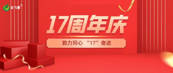 金飛鷹17周年慶丨勠力同心，“17”奮進！